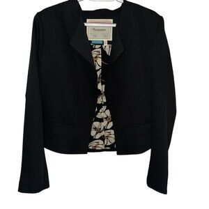EUC Anthropologie Cartonnier Black Tailored Blazer for Professional Wear